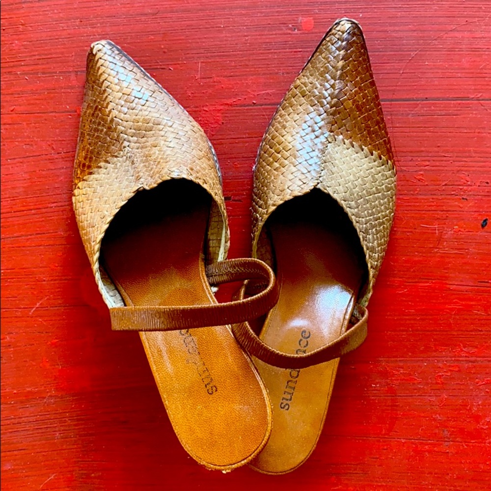 Woven Sundance Slingbacks